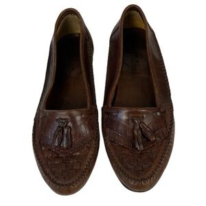 Mario DeGerard Classic Brown Leather Tassel Loafers
